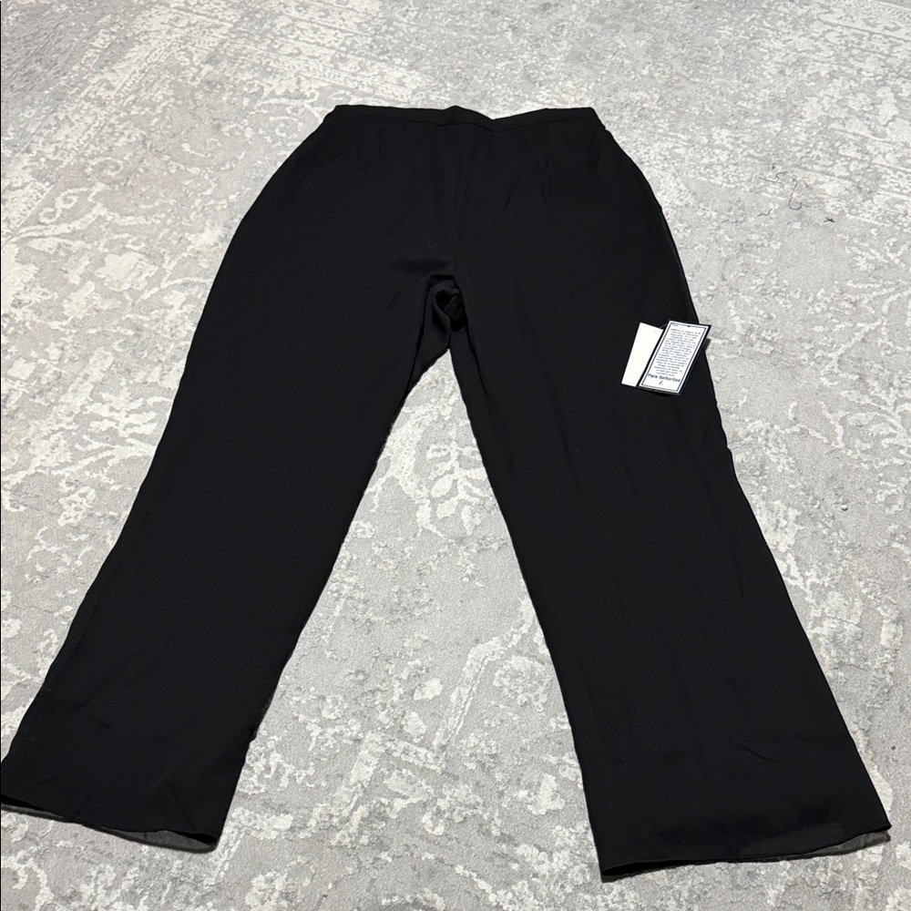 Black Wide-Leg Pants